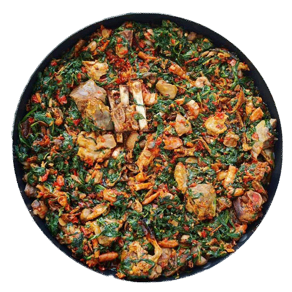 Assorted Meat Kontomire Stew Assorted Meat Kontomire Stew -Sislou's Assorted Meat Kontomire Stew